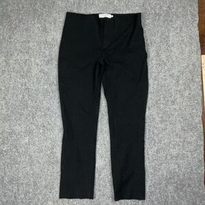 M M Lafleur  Pants Womens Size 12 Black Ankle Convert to Cropped Organic Cotton